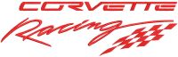 Corvette racing logo embroidery design