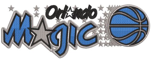 Orlando Magic old logo 1990 embroidery design