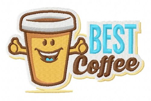 Best coffee machine embroidery design