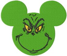 Grinchmouse embroidery design