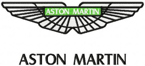 Aston Martin machine embroidery design