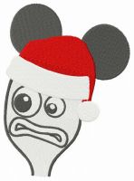 X-mas Forky embroidery design