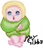 Gumnut Baby embroidery design