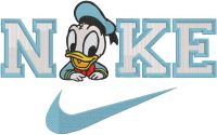 Nike logo Little Duck embroidery design