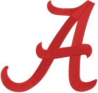 Alabama Crimson Tide secondary logo 2001 embroidery design