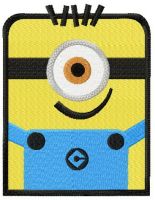 Square Minion 2 embroidery design
