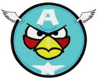 Bird Blue 2 embroidery design