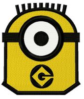 Silent Minion 2 embroidery design