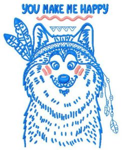 You make me happy 4 embroidery design