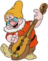 Doc Likes Music embroidery design