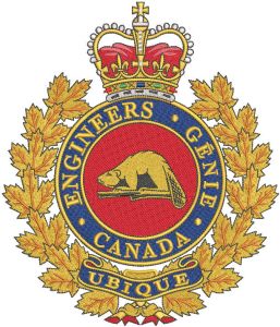 Canadian Military Engineers embroidery design