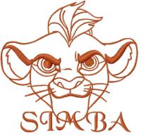 Simba 7 embroidery design