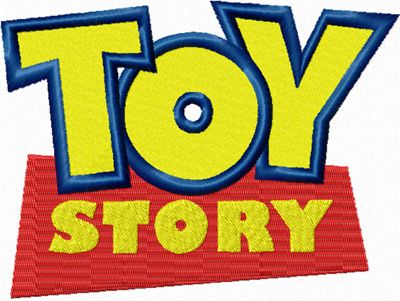 Toy Story Logo machine embroidery design