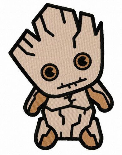 Little Groot machine embroidery design