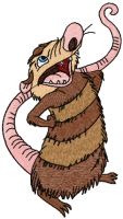 Crash Possum embroidery design