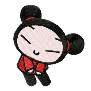Pucca - Happy Together machine embroidery design