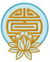 Lotus 3 embroidery design