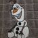 Olaf Frozen embroidery design