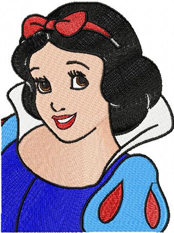 Snow White 2  machine embroidery design