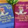 Embroidered towel with prayed angel design