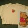Baby Pooh with toy design on t-shirt embroidered