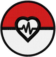 Pokemon Go cardio embroidery design