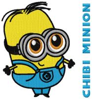 Chibi Minion embroidery design