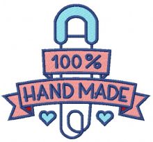 100% handmade embroidery design