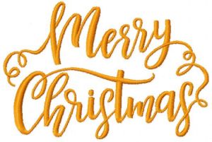 Merry Christmas 15 embroidery design