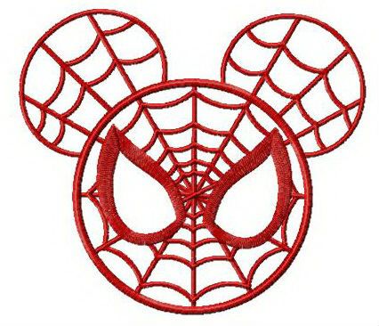 Mickey Mouse web machine embroidery design