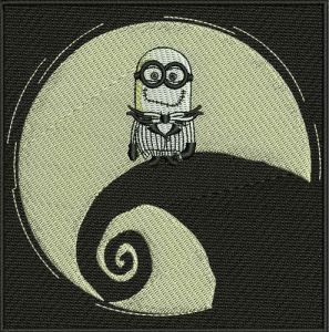 Minion's nightmare embroidery design