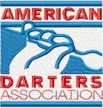 American Darters Association Logo embroidery design