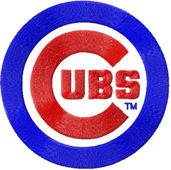 Cubs logo machine embroidery design