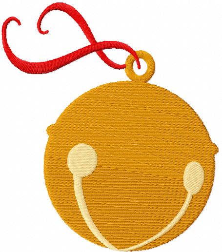 Jingle bell free embroidery design