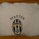 Embroidered bath towel with Juventus Logo on it