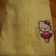 Yellow embroidered bathrobe with Hello Kitty