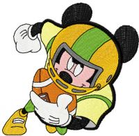 Mickey Mouse out WIN embroidery design