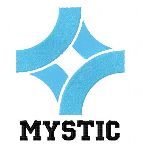 Team Mystic logo machine embroidery design