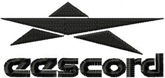 Eescord Logo machine embroidery design