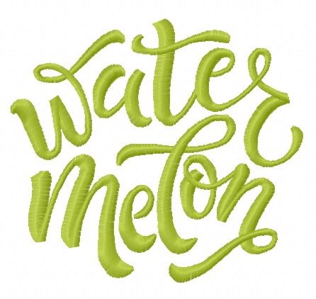 Watermelon 2 machine embroidery design