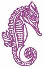 Sea horse 8 embroidery design