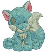 Baffle embroidery design