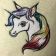Embroidered Unicorn design