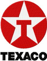 Texaco Logo embroidery design