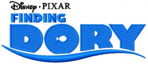 Finding Dory embroidery design