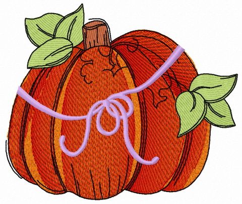 Pumpkin 2 machine embroidery design