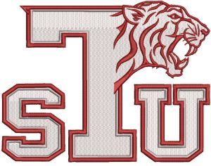 Texas Southern Tigers Secondary Logo embroidery design