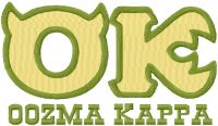 Oozma Kappa embroidery design