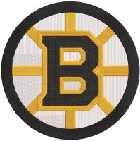 Boston Bruins Spoked-B logo embroidery design