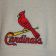 St Louis Cardinals logo on towel embroidered